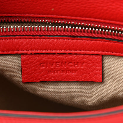 Givenchy Waxy Grained Calfskin Mini Pandora Pure Flap Bag Medium Red 6 of 13