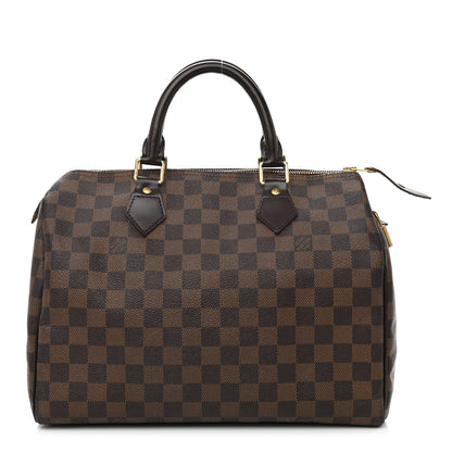 Louis Vuitton Damier Ebene Speedy 30 1 of 12