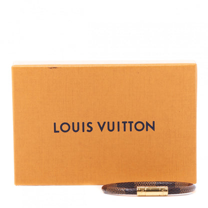 Louis Vuitton Damier Ebene Keep It Bracelet 19 4 of 4