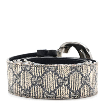 Gucci GG Plus Monogram Interlocking G Belt 90 36 Navy 2 of 6