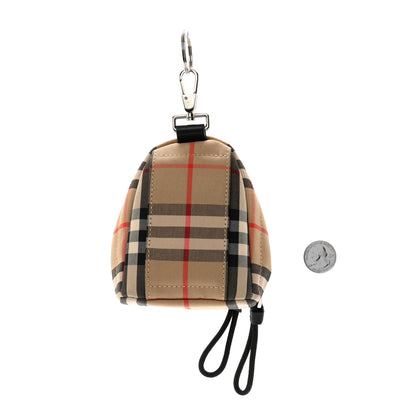 Burberry Vintage Check Backpack Key Charm Brown 2 of 5