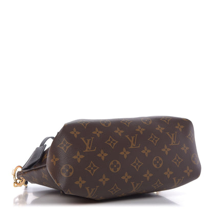 Louis Vuitton Monogram Flower Zipped Tote PM Black 5 of 13