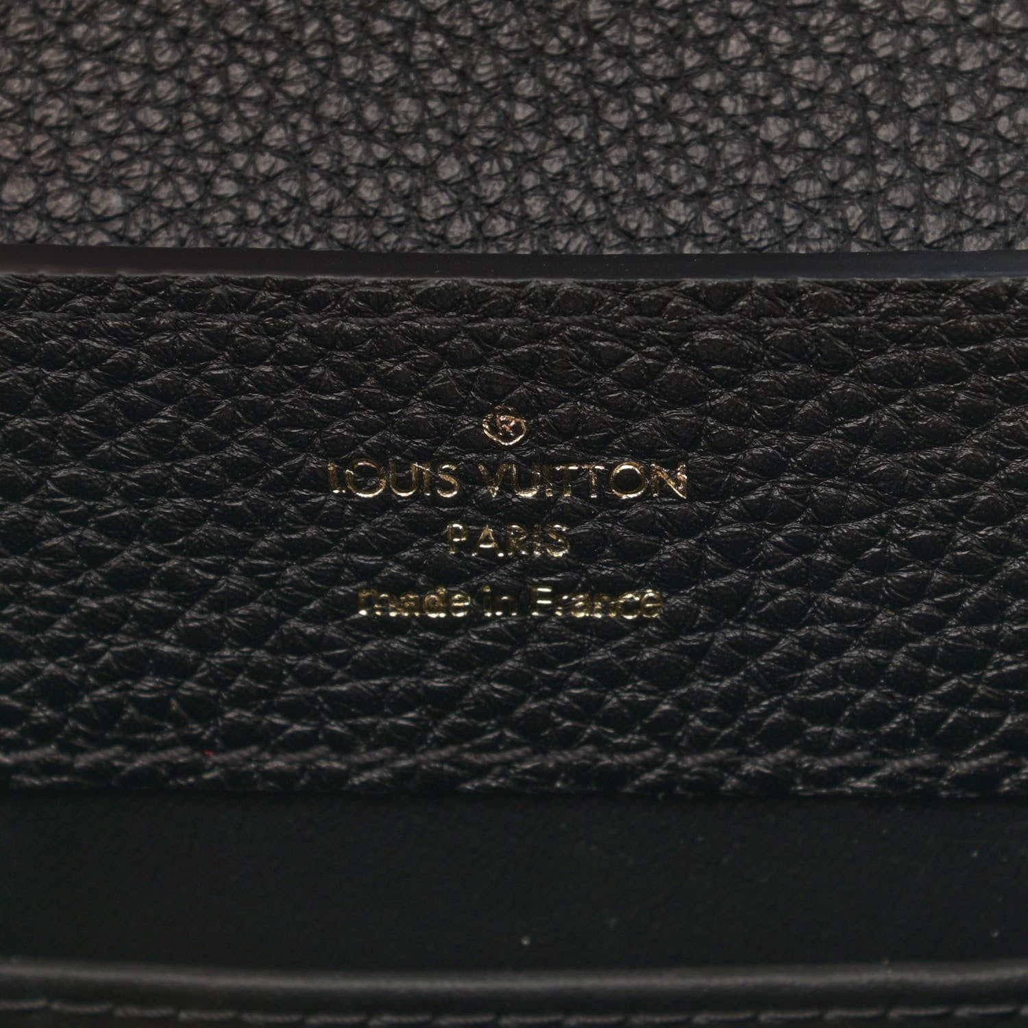 Louis Vuitton Taurillon Ayers Mini Capucines Black 5 of 9