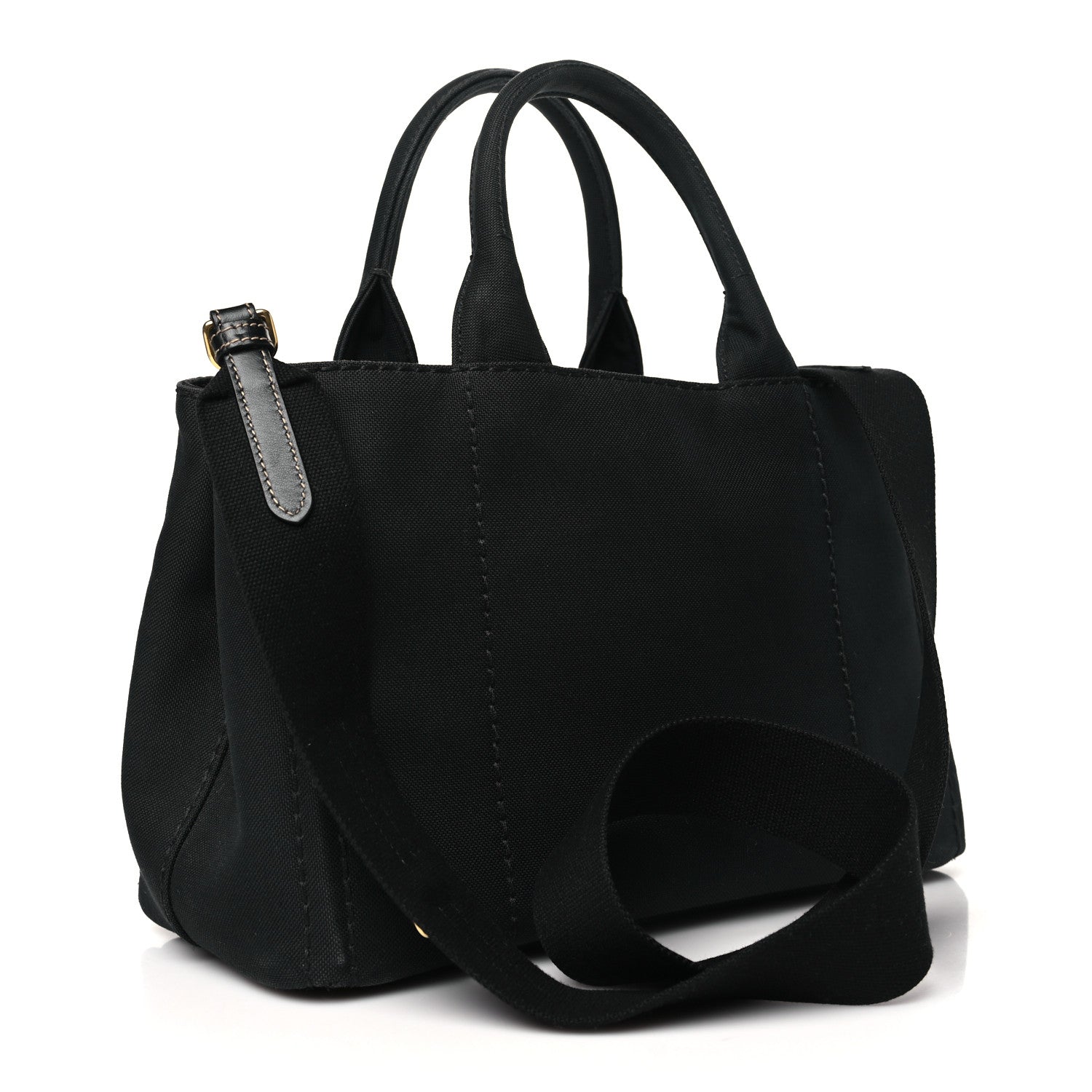 Prada Canapa Small Logo Tote Black 3 of 10