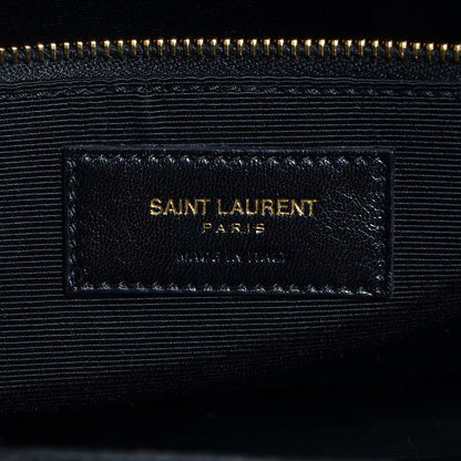 Saint Laurent Grained Calfskin Small Sac De Jour Black 6 of 10