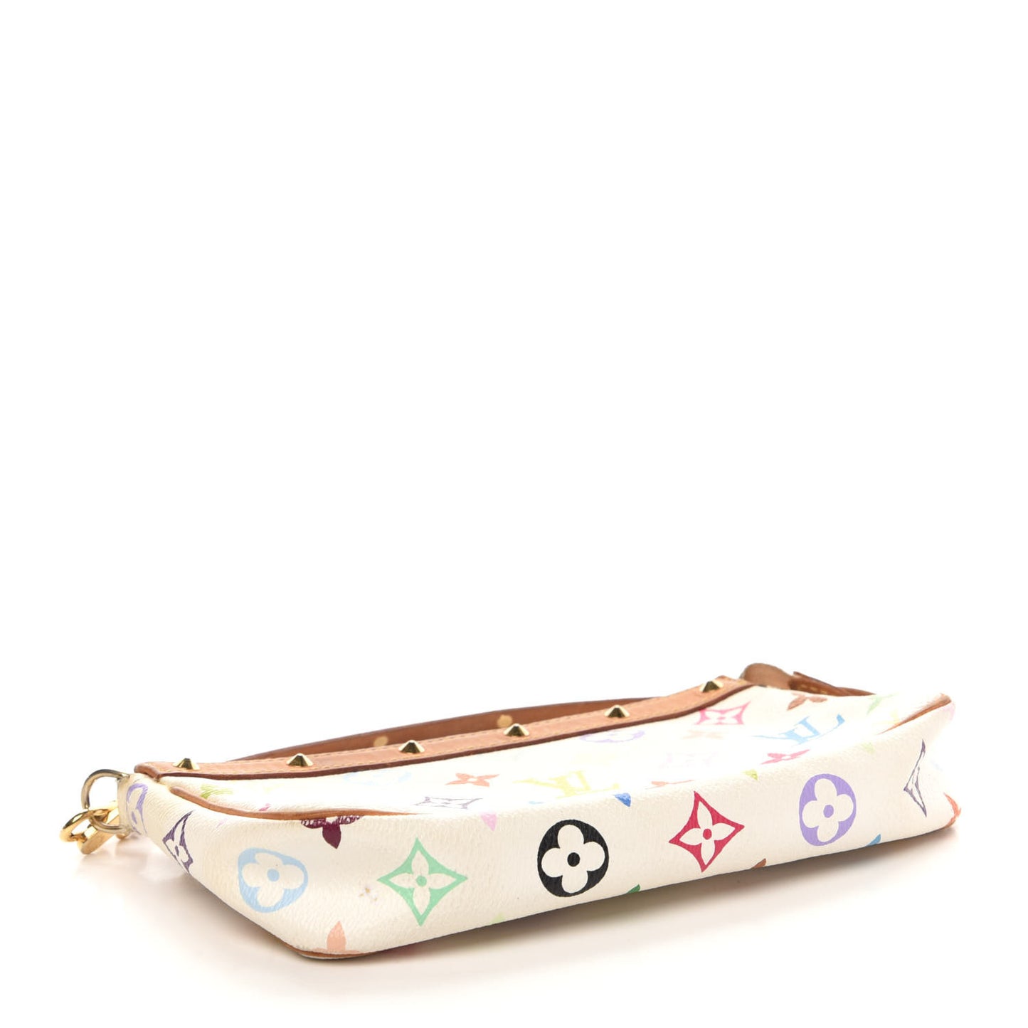 Monogram Multicolor Pochette Accessories White