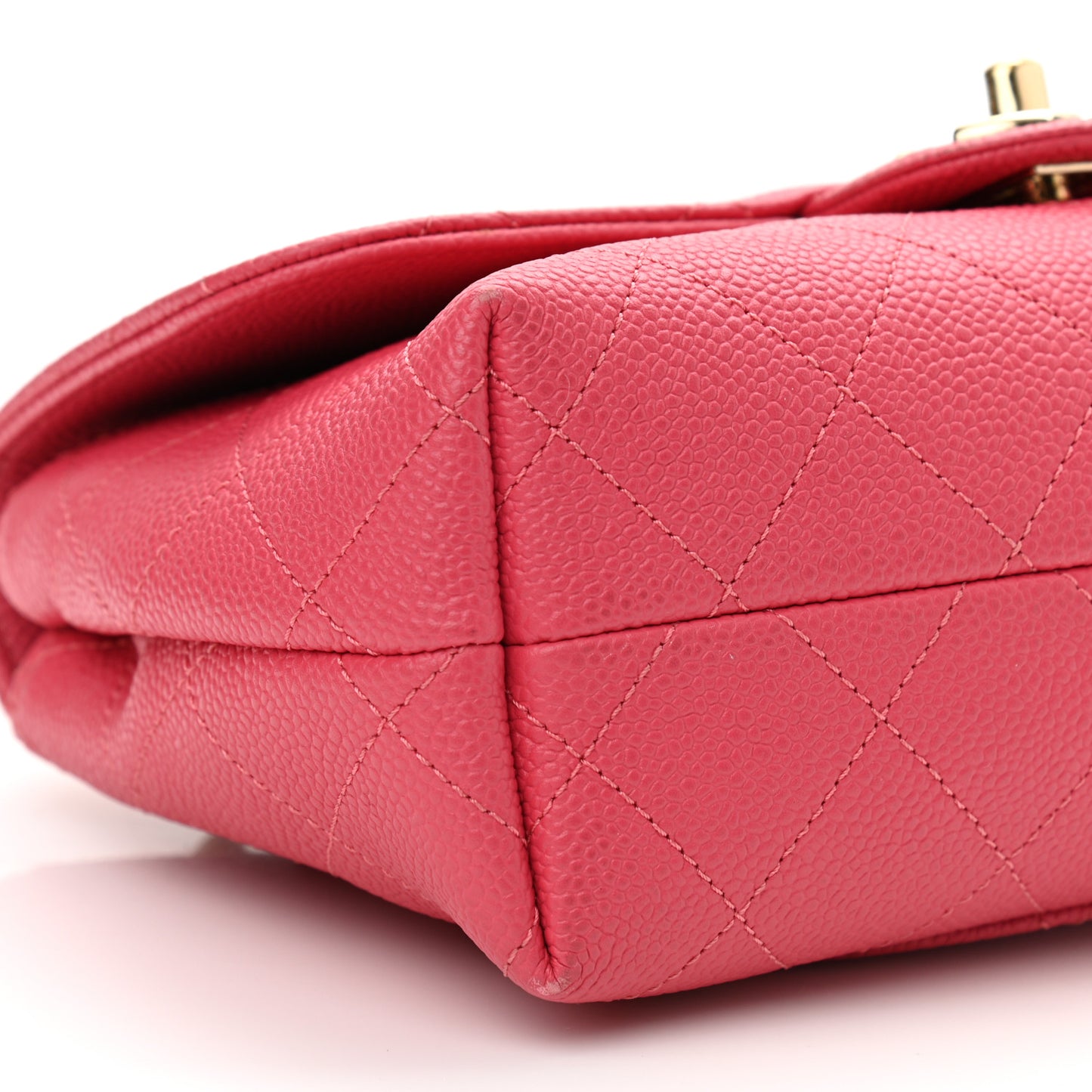 Caviar Quilted Small City Walk Flap Pink