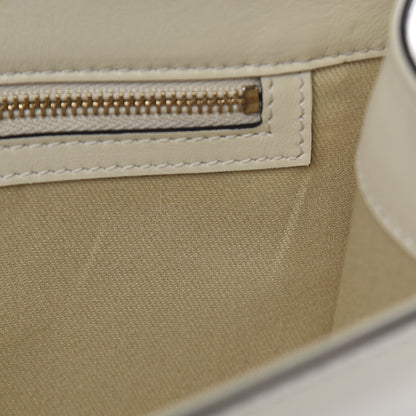 Valentino Garavani Vitello Medium Glam Lock Rockstud Flap Light Ivory 11 of 12