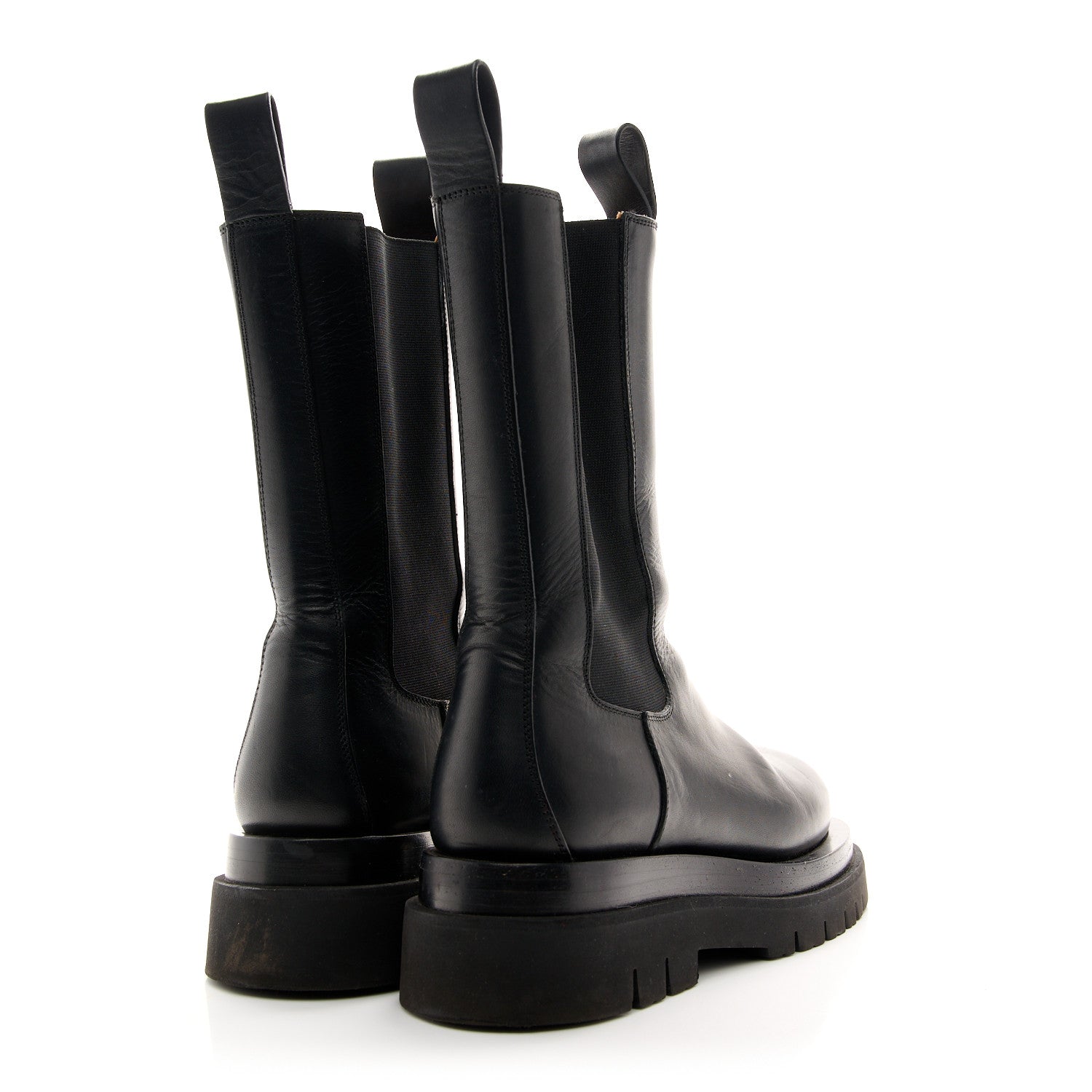 Bottega Veneta Calfskin The Lug Chelsea 55mm Boots 38 Black 5 of 9