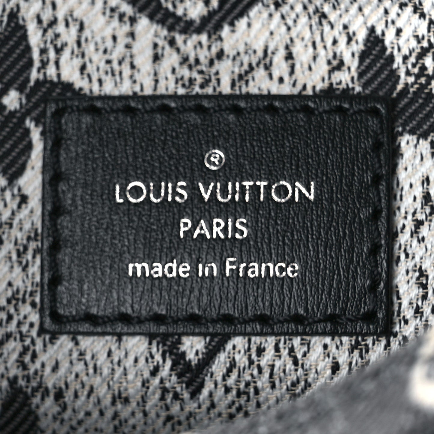 Monogram Jacquard Denim Loop Black