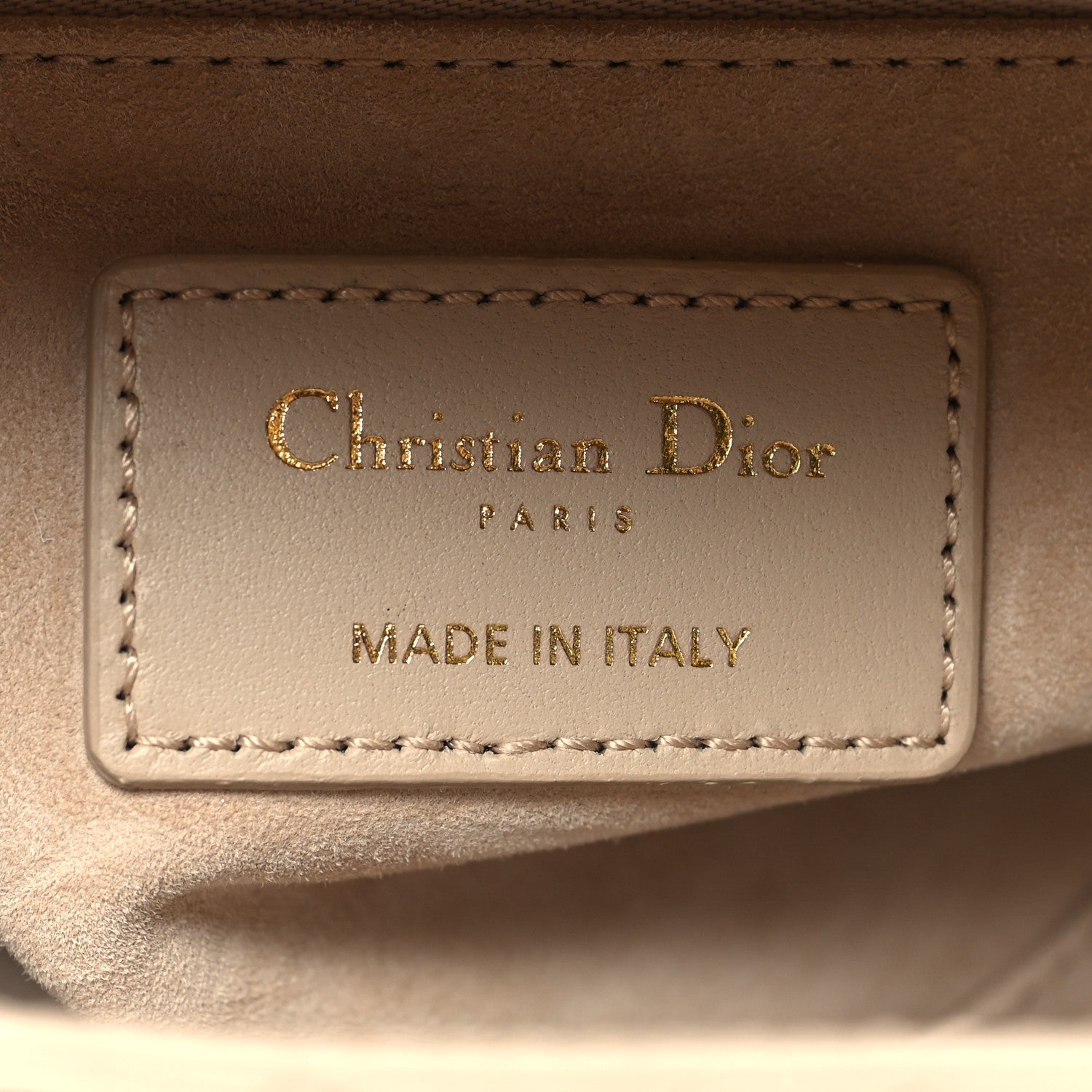 Christian Dior Lambskin Cannage Small My ABCDior Lady Dior Beige 6 of 11