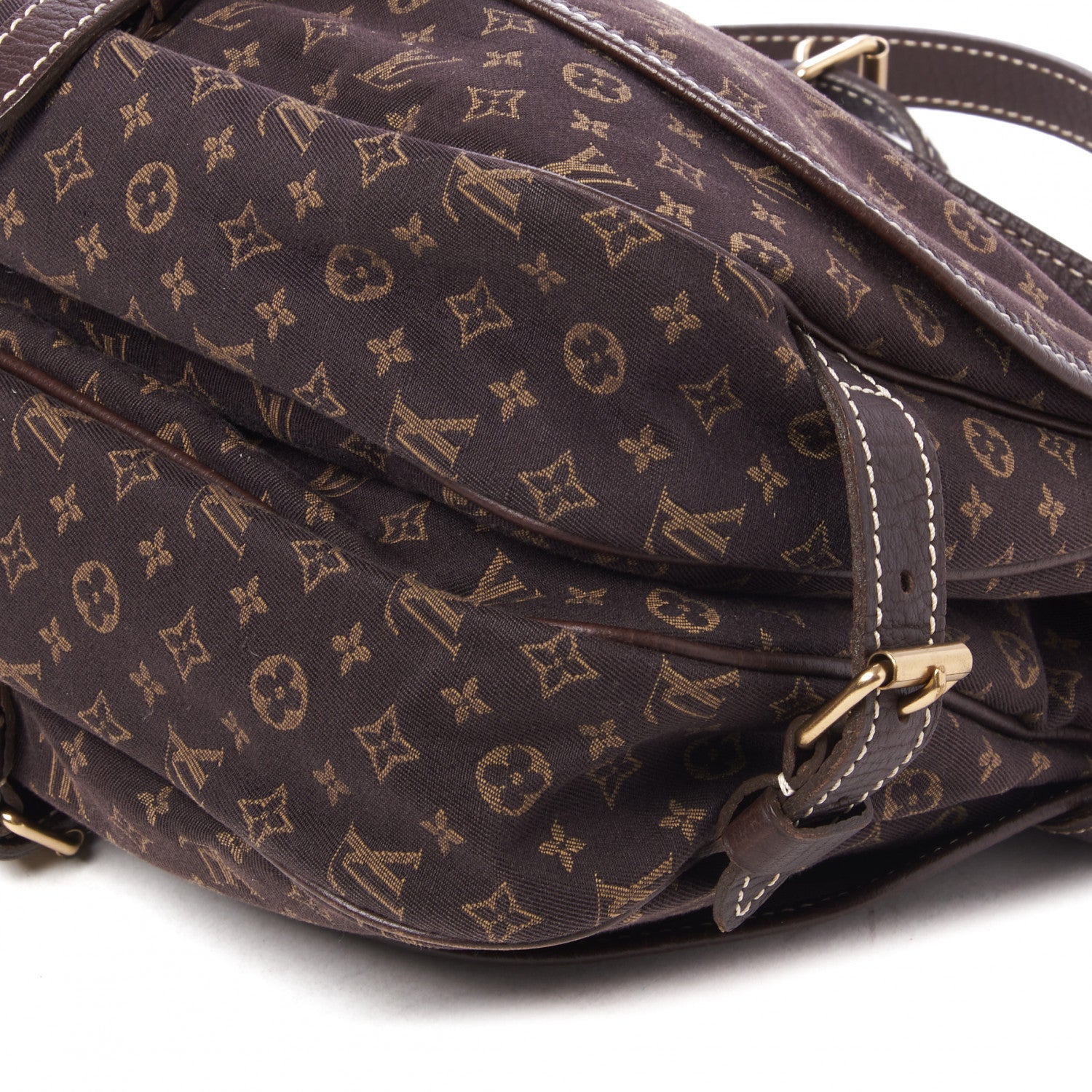 Louis Vuitton Monogram Mini Lin Saumur Ebene 4 of 8