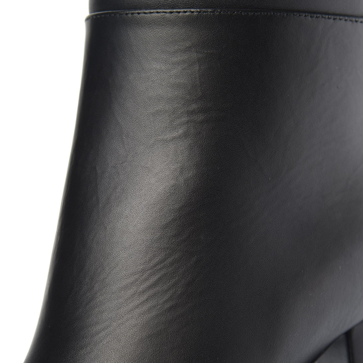 Calfskin Vlogo Knee High 85mm Boots 35 Black