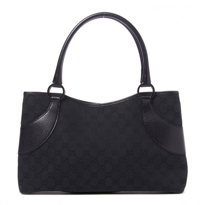 Gucci Monogram Shoulder Bag Black 1 of 7