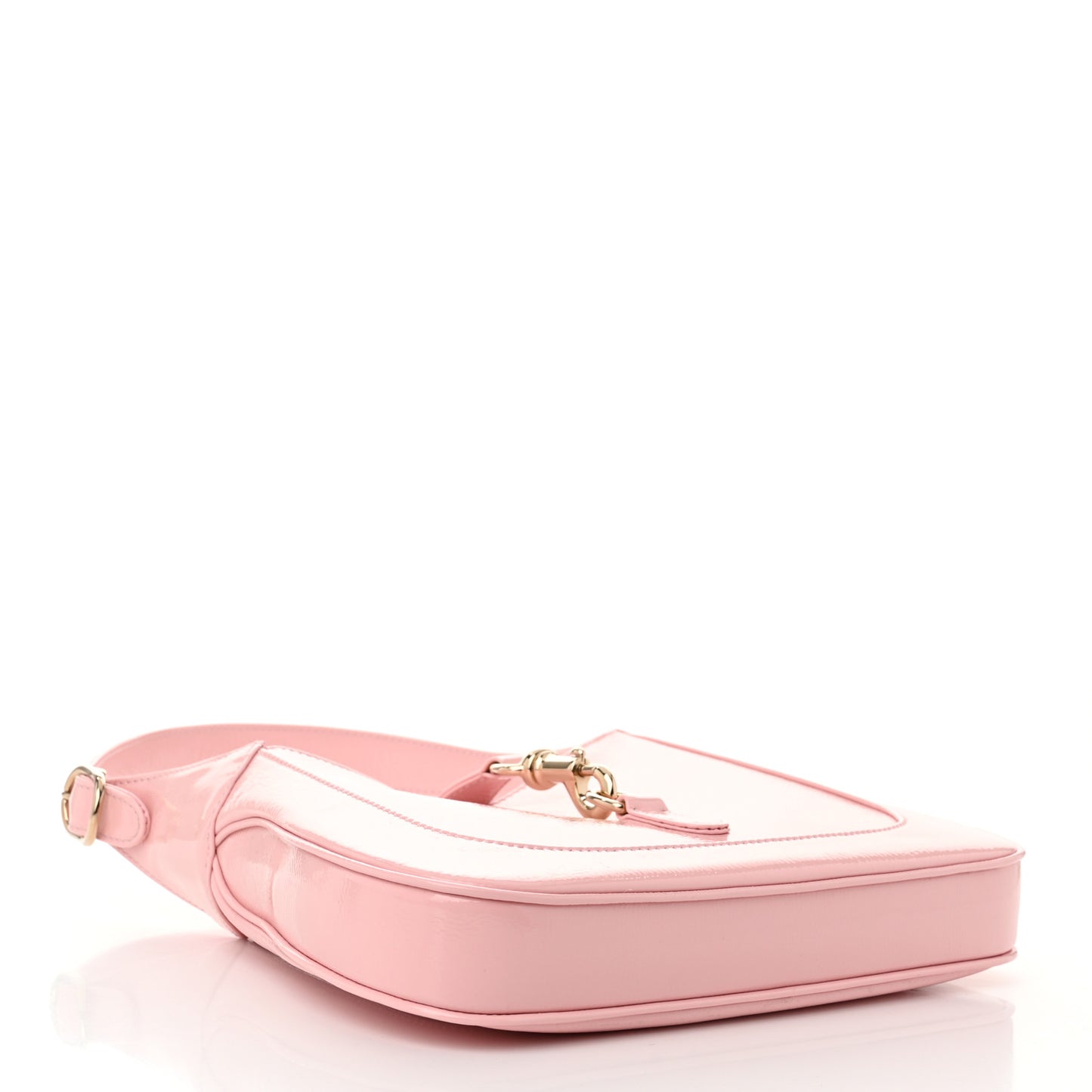 Patent Calfskin Small Jackie 1961 Hobo Light Pink