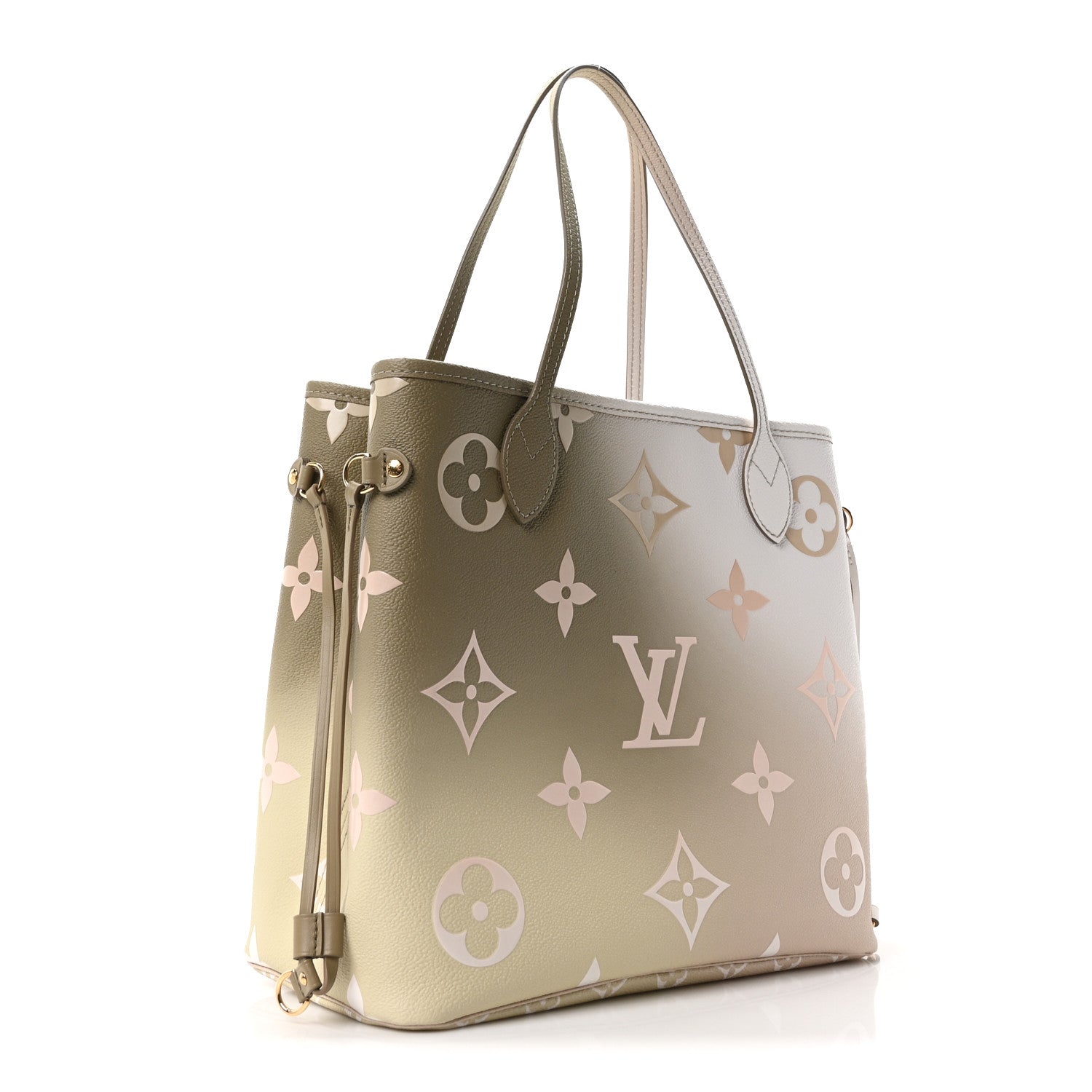 Louis Vuitton Monogram Giant Spring In The City Neverfull MM Sunset Kaki 4 of 10
