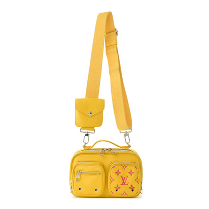 Louis Vuitton Calfskin Embossed Monogram Vuittamins Utility Crossbody Yellow 1 of 11