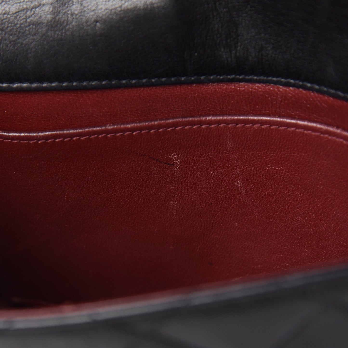 Lambskin Quilted Small Single Flap Black