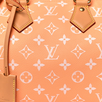 Louis Vuitton Calfskin Monogram Speedy P9 Bandouliere 25 Summer Peach 8 of 11
