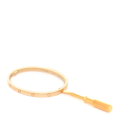 Cartier 18K Yellow Gold Small LOVE Bracelet 15 5 of 6