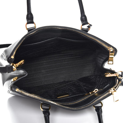 Prada Saffiano Medium Galleria Double Zip Tote Black 6 of 8