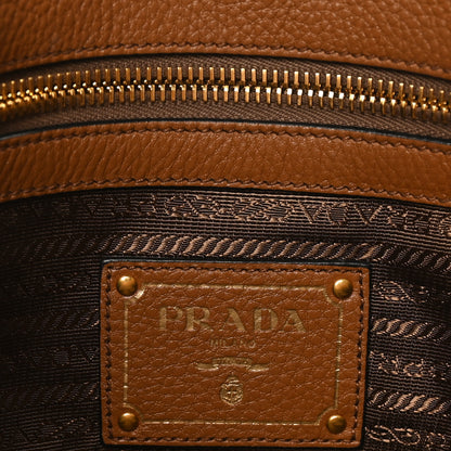 Prada Vitello Phenix Embossed Logo Tote Canella 6 of 9