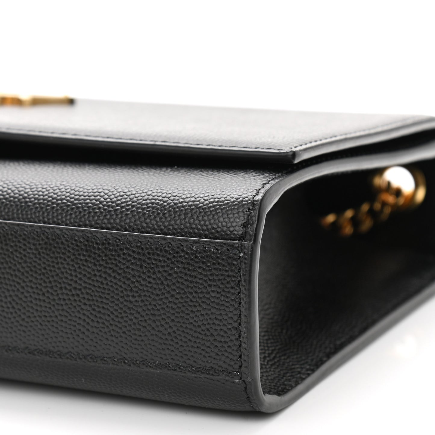 Grain De Poudre Medium Classic Monogram Kate Satchel Black