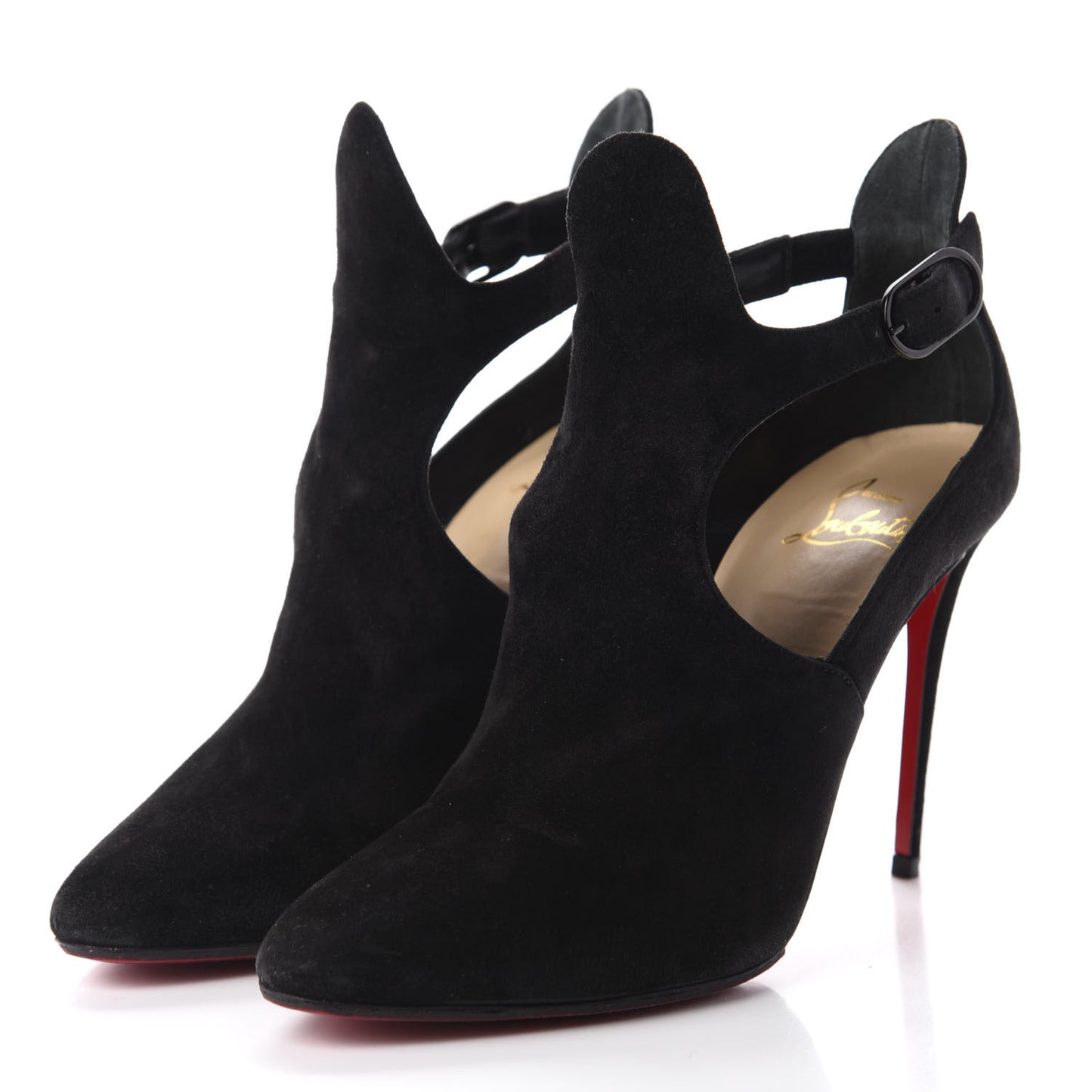 Veau Velours Canadada 100 Booties 36.5 Black