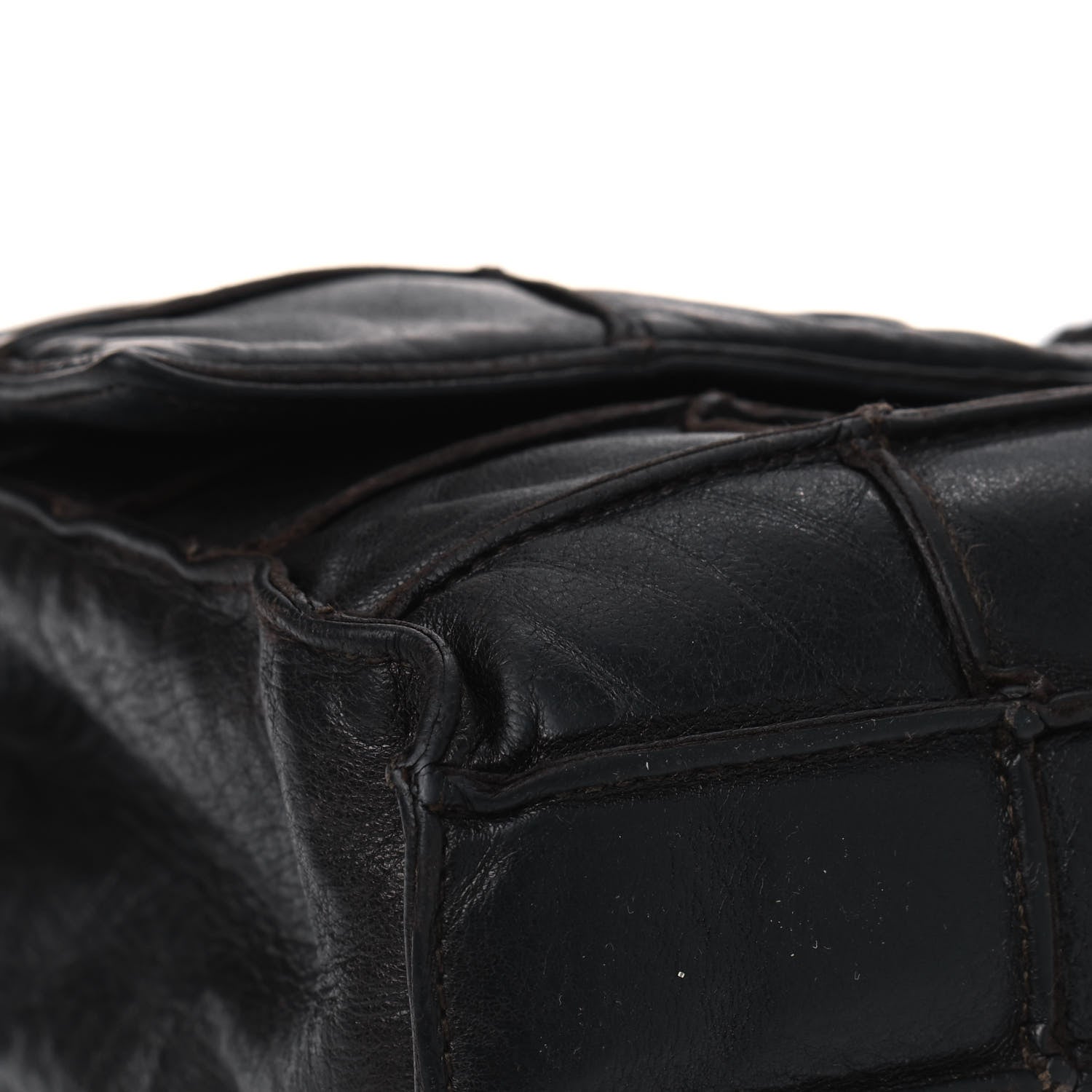 Chanel Lambskin Medium Patchwork Mademoiselle Single Flap Brown 8 of 14
