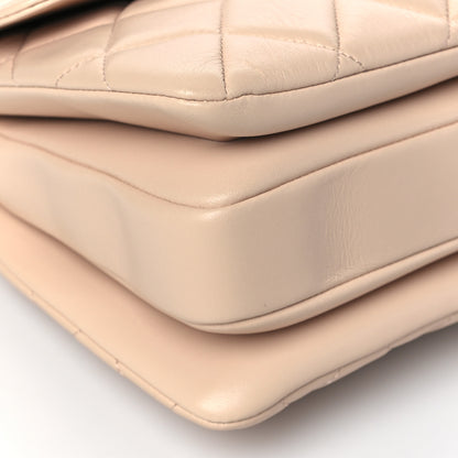 Chanel Lambskin Quilted Small Trendy CC Dual Handle Flap Bag Light Beige 9 of 10