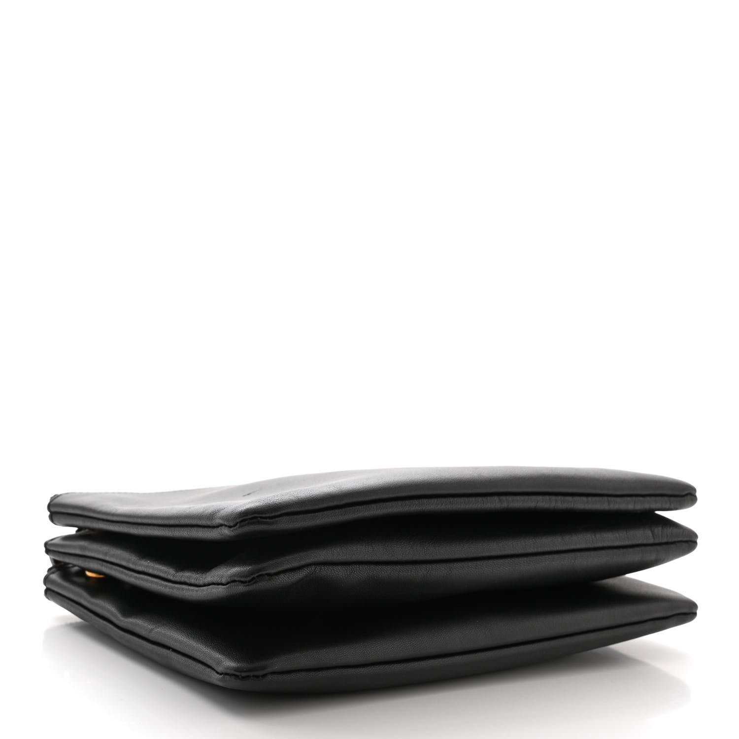 Celine Lambskin Small Trio Crossbody Bag Black 4 of 11