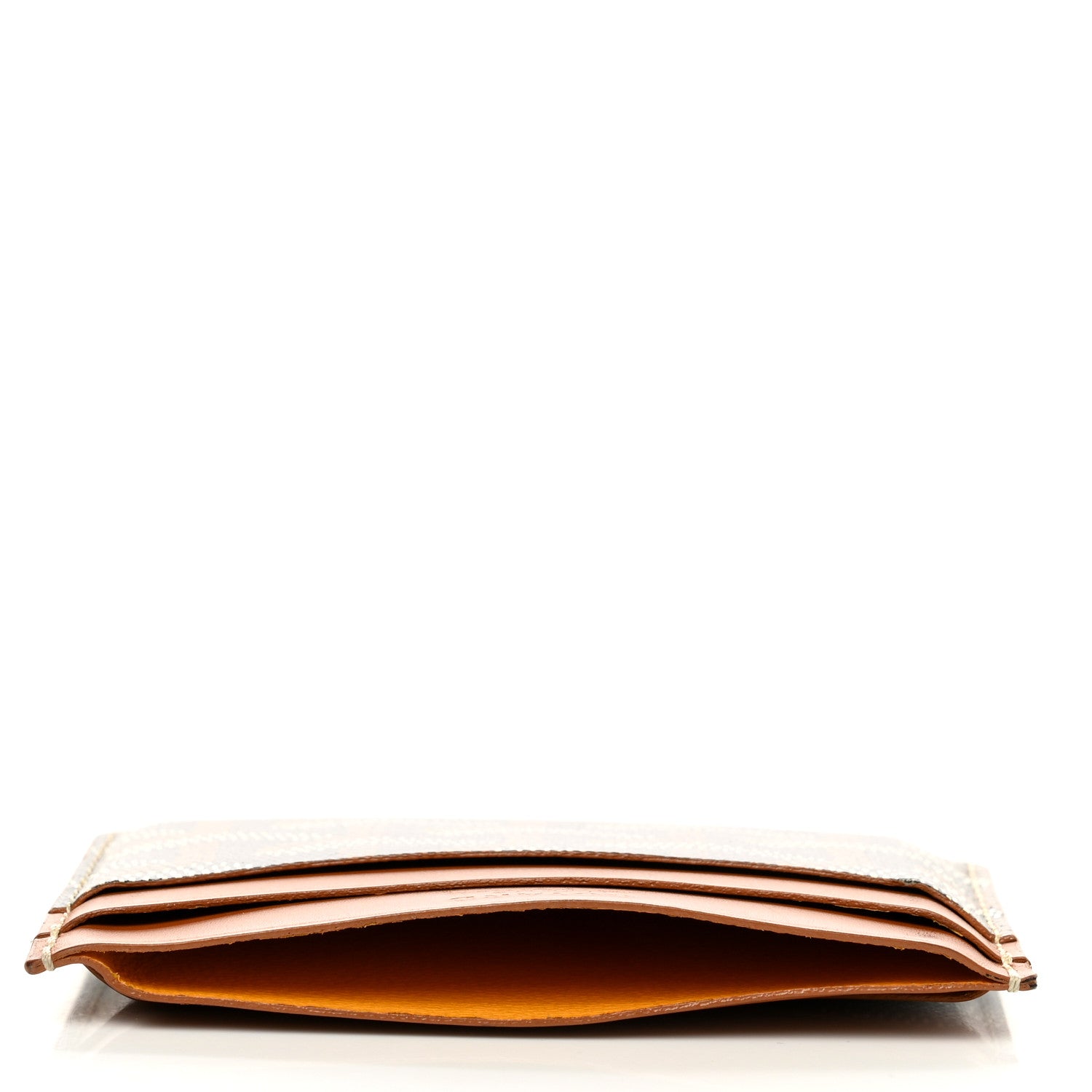 Goyard Goyardine Saint Sulpice Card Holder Black Gold 7 of 8