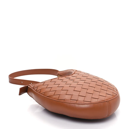 Bottega Veneta Nappa Intrecciato Small Drop Shoulder Bag Wood 4 of 12