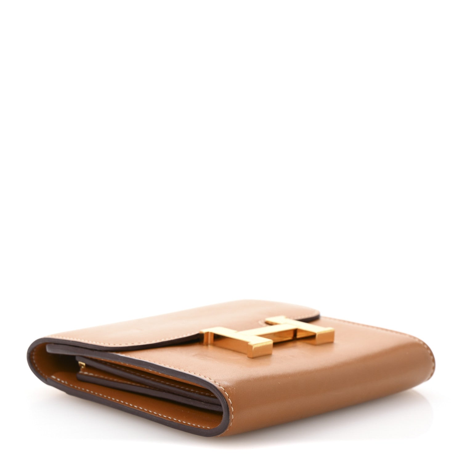 Hermes Tadelakt Constance Short Wallet Gold 4 of 9