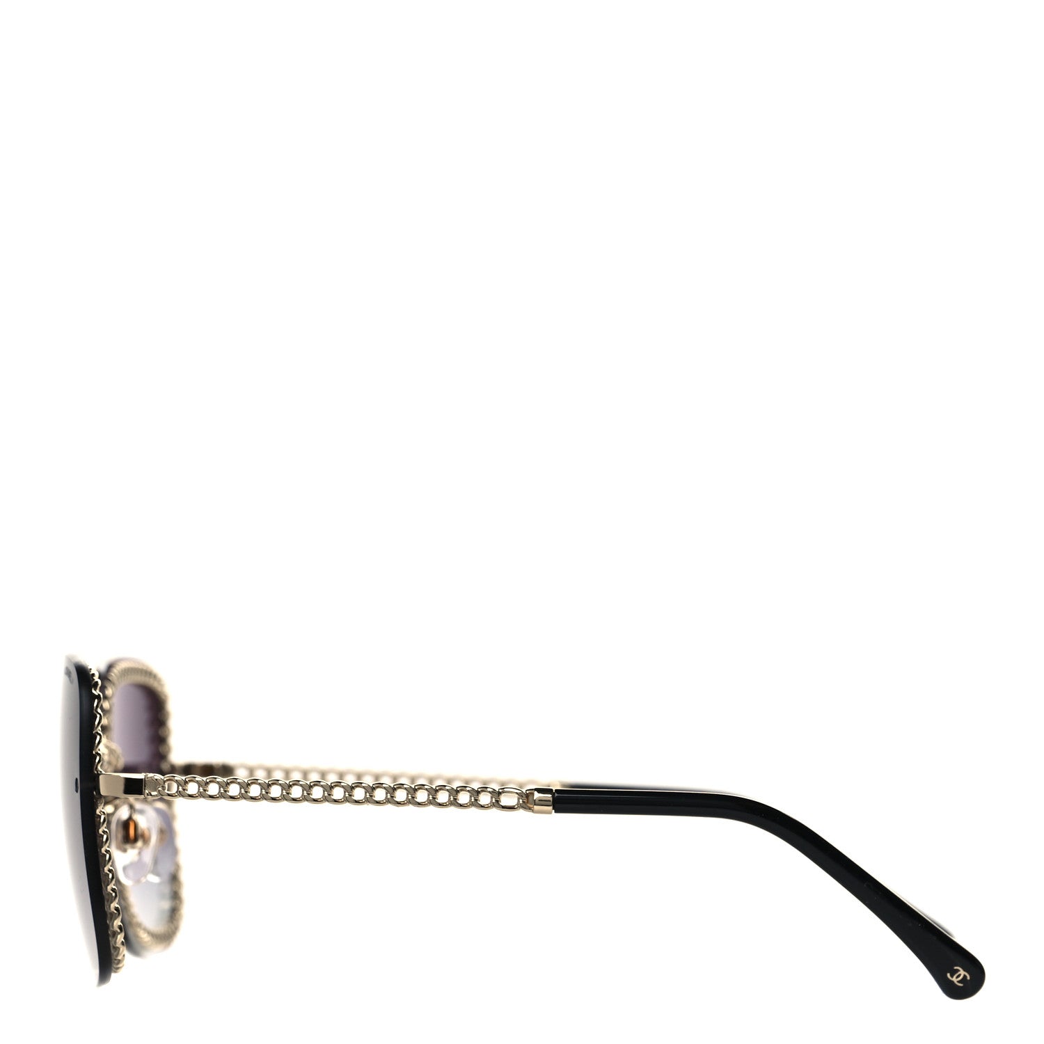 Chanel Chain Square Sunglasses 4244 Black 2 of 7