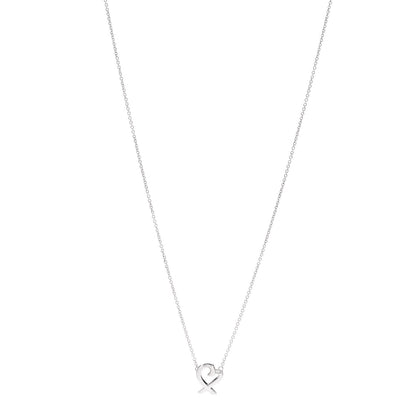 Tiffany Sterling Silver Mini Paloma Picasso Loving Heart Pendant Necklace 1 of 5