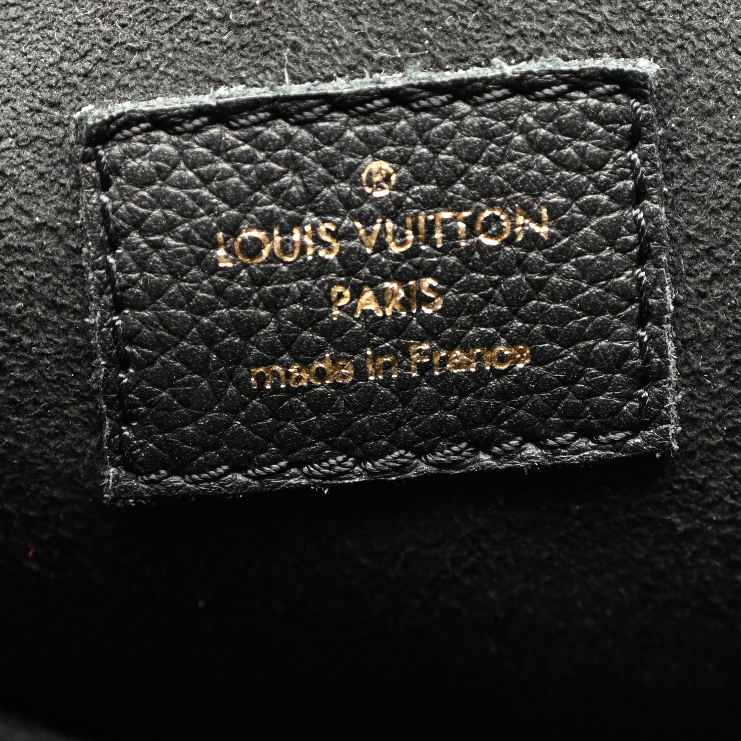 Louis Vuitton Calfskin Lockme Bucket MM Black 6 of 12