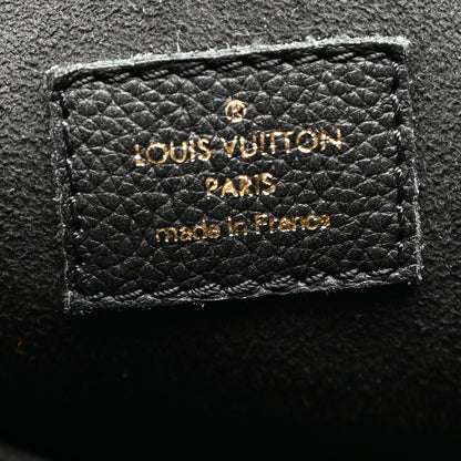 Louis Vuitton Calfskin Lockme Bucket MM Black 6 of 12