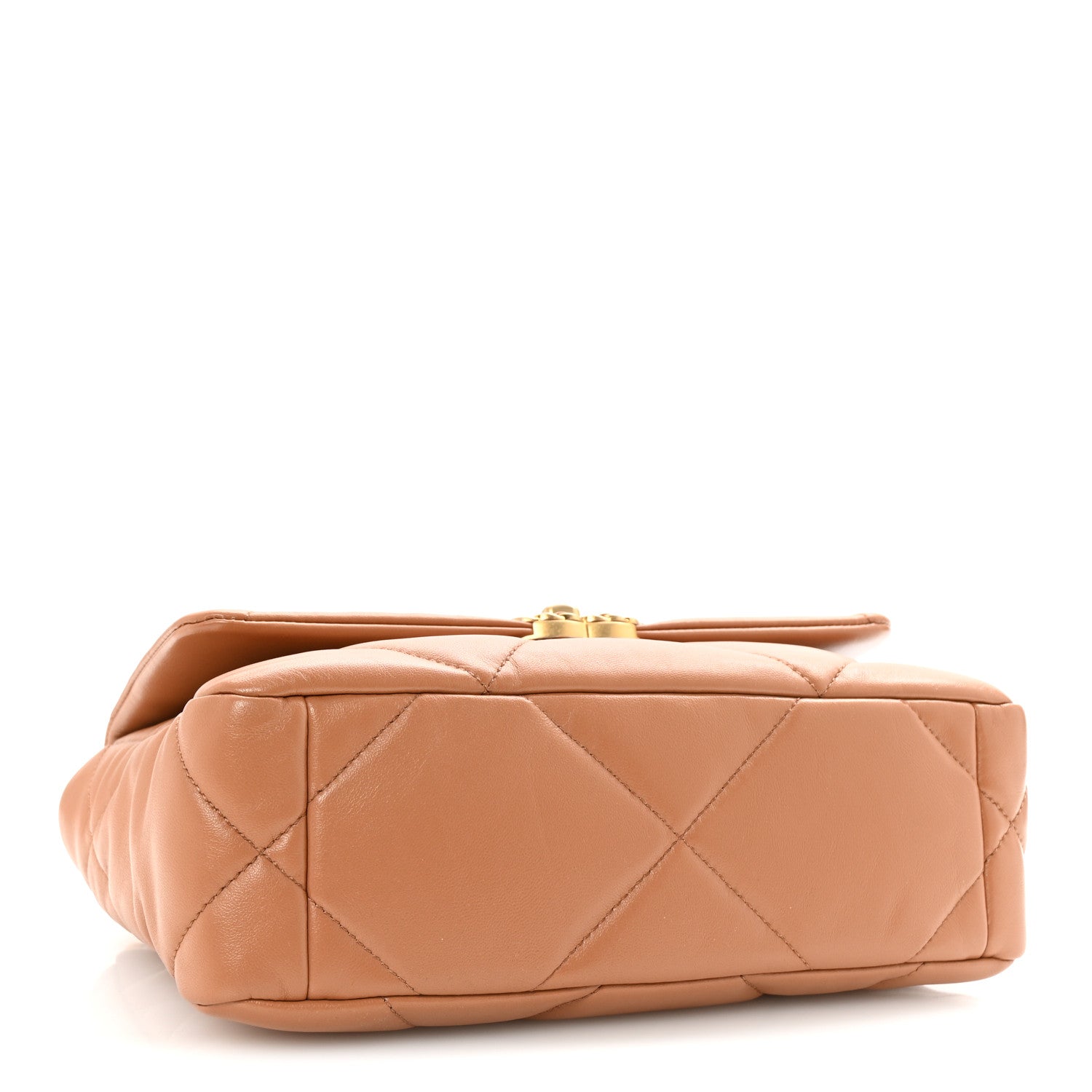 Chanel Lambskin Quilted Medium Chanel 19 Flap Brown 4 of 10