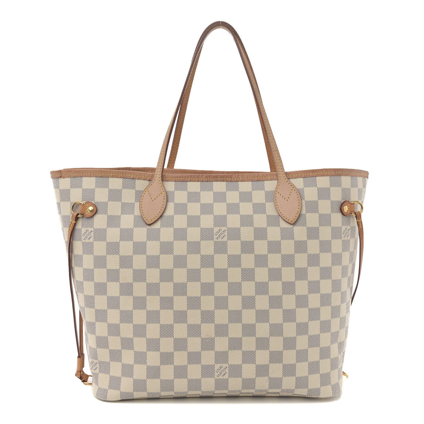 Damier Azur Neo Neverfull MM Rose Ballerine