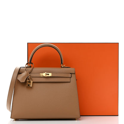 Hermes Epsom Kelly Sellier 25 Chai 10 of 10