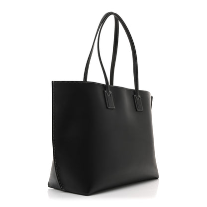 Burberry Calfskin Monogram Motif TB Medium Soft Tote Black 3 of 12