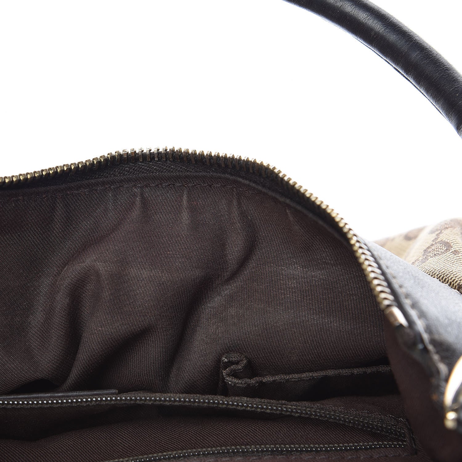 Gucci Monogram Small D Gold Hobo Brown 10 of 20