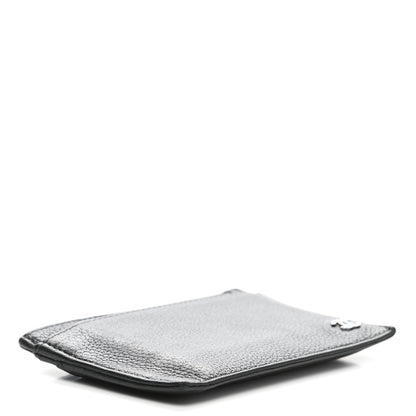 Chanel Grained Calfskin CC Card Holder Black 4 of 10