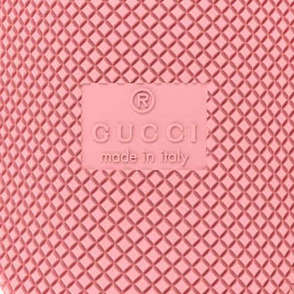 Gucci Calfskin GG Supreme Crystals Web Screener Sneakers 35 Beige Ebony Wild Rose 8 of 8