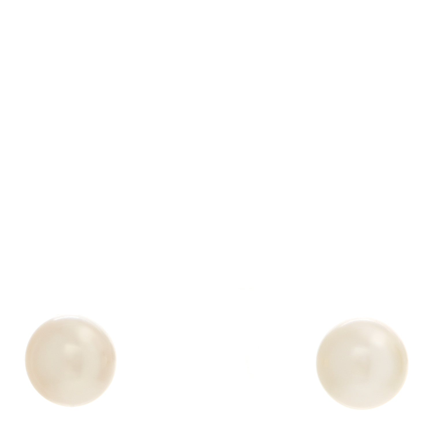 Tiffany Sterling Silver Freshwater Pearl 7.5-8mm Ziegfeld Earrings 1 of 4
