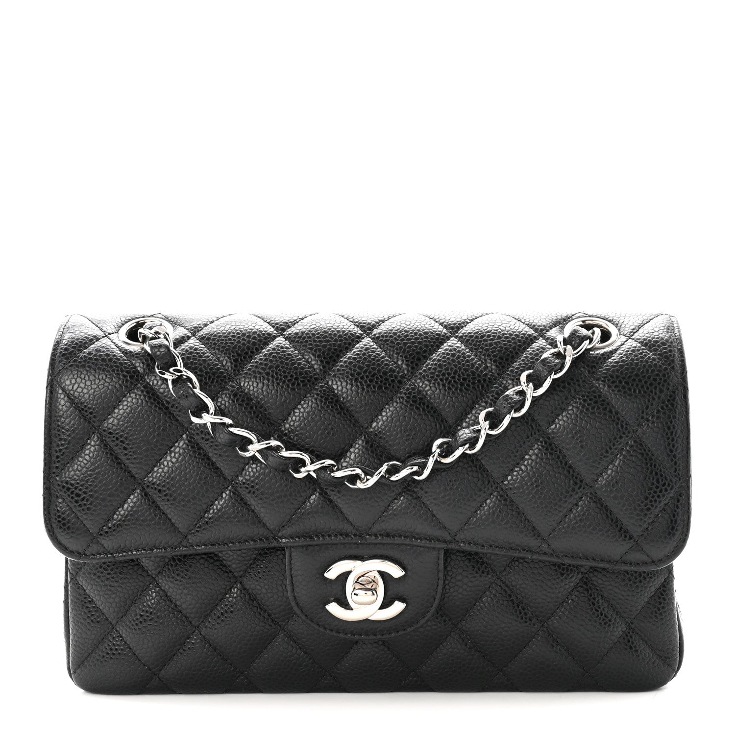 Chanel Caviar Quilted Small Double Flap Black 1 of 10