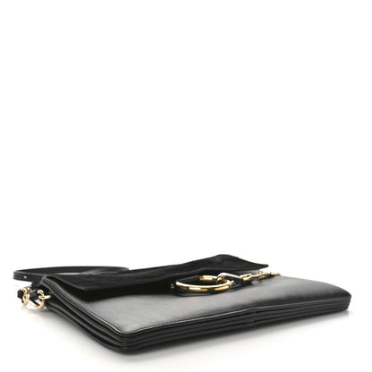 Chloe Suede Calfskin Medium Faye Shoulder Bag Black 4 of 11