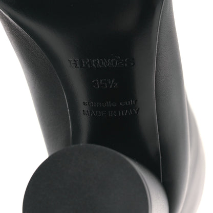 Hermes Calfskin Dressage Boots 35.5 Black 6 of 6