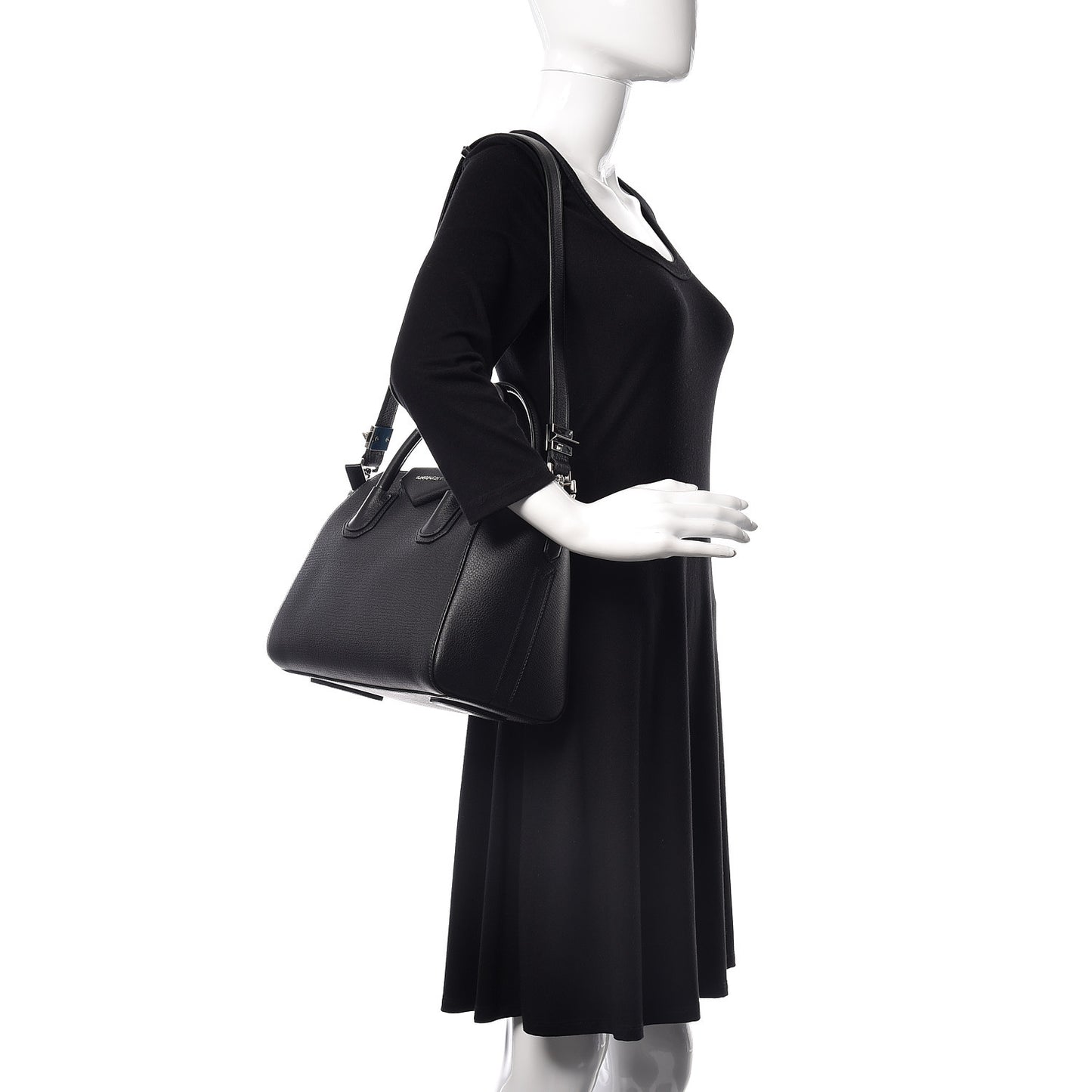Sugar Goatskin Small Antigona Black
